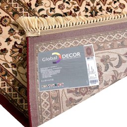 TAPETE ALANYA DES 03 VERMELHO / BEGE 2,40M X 3,00M - GLOBAL DECOR - 4