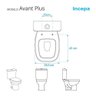 Assento Sanitário Soft Close Avant Plus Preto para Vaso Incepa - 3