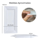 Ver imagem 4 de Travessa Quadro Retangular Melamina 44,5x22,5x4,5cm - Mezza