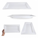 Ver imagem 3 de Travessa Quadro Retangular Melamina 44,5x22,5x4,5cm - Mezza