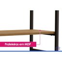 Ver imagem 5 de Escritório Completo Industrial 9 Peças Branco - Kappesberg