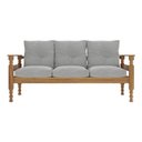 Ver imagem 5 de Sofá 3 Lugares Madeira Maciça Liz Multimóveis Vcr7000 Cinza