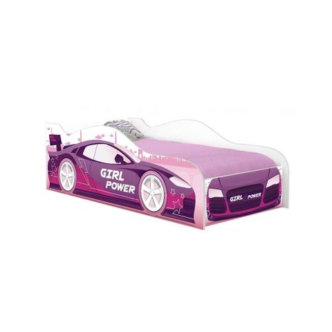 Cama Carro Infantil Quarto Divertido Menino Menina - Rosa Rosa