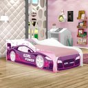 Ver imagem 3 de Cama Carro Infantil Quarto Divertido Menino Menina - Rosa Rosa