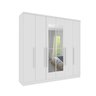Guarda Roupa Casal com Espelho 6 Portas 4 Gavetas 239cm Veneto Espresso Móveis  - 2