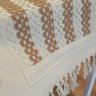 Caminho de Mesa Renda Algodão Cru Caramelo 45 X 175 - 3