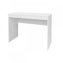 Ver imagem 6 de Escrivaninha Mesa Escritório Minimalista e Versátil com College 2 Gavetas 101cm Artany Branca