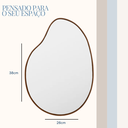 Ver imagem 6 de Bandeja Decorativa Espelhada Luxo para Sala e Lavabo Flyt 38cm:Caramelo