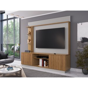 Estante Home para TV até 65 Polegadas 2 Portas LED Embutido Atlanta