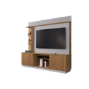 Ver imagem 5 de Estante Ripado Home para TV até 65 Polegadas 187cmx201cm 2 Portas LED Embutido Atlanta