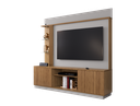 Ver imagem 5 de Estante Ripado para TV até 65 Polegadas com LED 201CMX187CM 2 Portas Atlanta Marrom