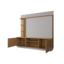 Ver imagem 3 de Estante Ripado Home para TV até 65 Polegadas 187cmx201cm 2 Portas LED Embutido Atlanta