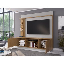 Estante Home para TV até 65 Polegadas 2 Portas LED Embutido Atlanta - 9