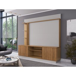 Estante Home para TV até 65 Polegadas 2 Portas LED Embutido Atlanta - 11