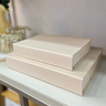 Livro Caixa Book Box Tecido Capuccino Pequeno 25x18x4cm - 3