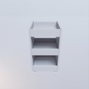 Ver imagem 5 de Carrinho Organizador Multiuso com Rodinhas Prateleiras Branco