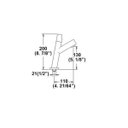Ver imagem 2 de Torneira para Banheiro de Mesa Perflex Forma Cromado 1/2"