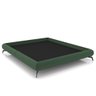 Cama Queen Base Box 158x198cm Pés de Ferro Cold P02 Veludo Verde - Mpozenato - 1