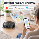 Ver imagem 3 de Robô Aspirador Teendow D10S Max 3 em 1 com Lidar, App e Base de Esvaziamento Automático