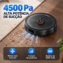 Ver imagem 4 de Robô Aspirador Teendow D10S Max 3 em 1 com Lidar, App e Base de Esvaziamento Automático