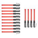 Ver imagem 2 de Bastao Sinalizador Balizador Kit 14 Unidades Estacionamento Manobrista Transito Obra Rua Estrada Aer