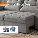 Ver imagem 7 de Sofá Retrátil e Reclinável 3 Lugares 2,30m Espanha