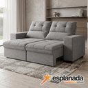 Ver imagem 2 de Sofá Retrátil e Reclinável 3 Lugares 2,30m Espanha