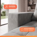 Ver imagem 6 de Sofá Retrátil e Reclinável 3 Lugares 2,30m Espanha