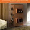 Ver imagem 7 de Cama de Solteiro Articulada Dobrável Flex 4 Prateleiras 2 Nichos Cm8013 Tecnomobili Amêndoa