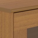 Ver mais imagens de Rack para Tv até 65 Polegadas Amber 2 Portas Vidro Deslisante Reflecta 180cm - Cedro