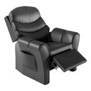 Ver imagem 5 de Poltrona do Papai Retrátil Reclinável Confortável Premium para Relaxar e Descansar Courino Preto