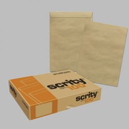 Kit 100 Envelopes Saco Kraft Papel Pardo 240x340mm Embalagem Correio Documentos - 6