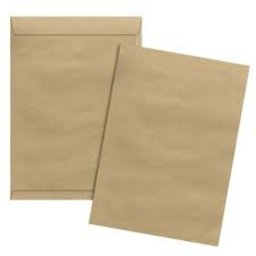 Kit 100 Envelopes Saco Kraft Papel Pardo 240x340mm Embalagem Correio Documentos - 4