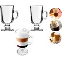 Ver imagem 2 de Conjunto 3 Xícaras para Cappuccino- Ideal para Dolce Gusto - Vidro Transparente -230ml