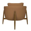 Ver imagem 7 de Poltrona Decorativa Austin Base Madeira Bouclé Terracota - Nexta Casa