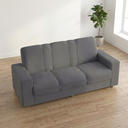 Ver imagem 5 de Sofá 1,74m 3 Lugares Suede Roma
