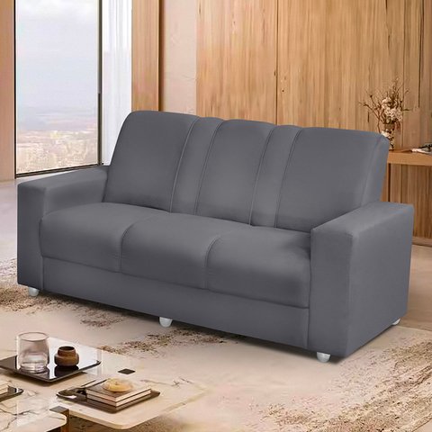 Sofá 1,74m 3 Lugares Suede Roma
