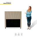 Ver imagem 3 de Cabeceira Cama Box Solteiro Dallas 90cm Veludo Bege - Desk Design