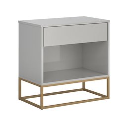 Mesa de Cabeceira Estilo Industrial  Pés de Ferro  - 1
