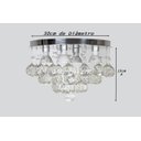 Ver imagem 4 de Lustre Moderno Plafon De Cristal Torre Para Sala