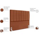 Ver imagem 3 de Cabeceira Queen 160cm Allia Suede Terracota Rm