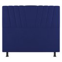 Ver imagem 2 de Cabeceira Cama Box Solteiro Dublin 100cm Suede Azul - Desk Design