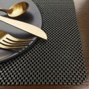 Ver imagem 1 de 10 Jogo Americano PVC Antiderrapante Flex Resistente Preto