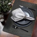 Ver imagem 5 de 10 Jogo Americano PVC Antiderrapante Flex Resistente Preto