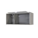 Ver imagem 5 de Armário Aéreo com Nicho e Porta Basculante 35x80x35cm Wlnp80 Snow - Branco