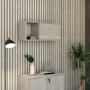 Ver imagem 2 de Armário Aéreo com Nicho e Porta Basculante 35x80x35cm Wlnp80 Snow - Branco