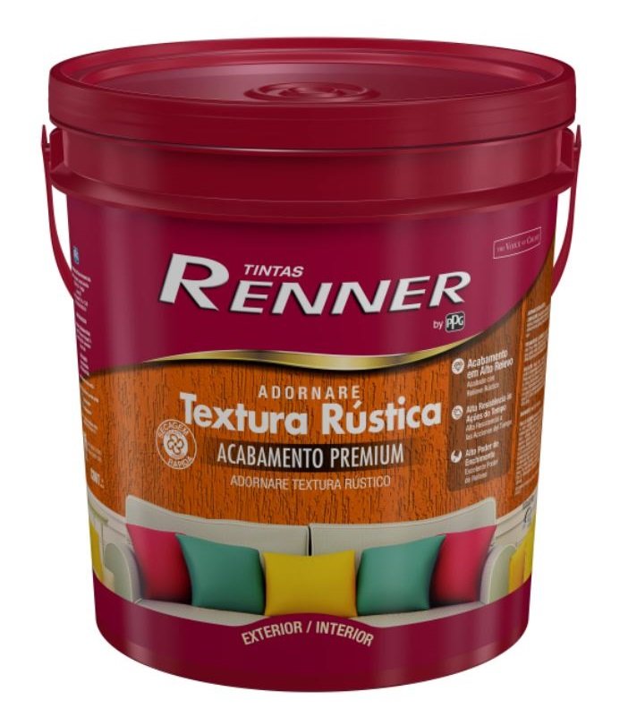 Textura Adornare 16,2L Rustica Branco / Base Pastel Renner - 1
