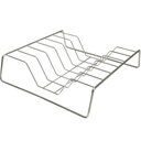 Ver imagem 1 de Organizador 6 Tampas de Panelas Suporte em Aço Cromado Cinza