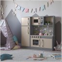 Ver imagem 2 de Cozinha Infantil em Mdf com Refrigerador Diana Cinza - Ofertamo