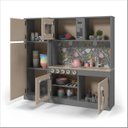 Ver imagem 3 de Cozinha Infantil em Mdf com Refrigerador Diana Cinza - Ofertamo